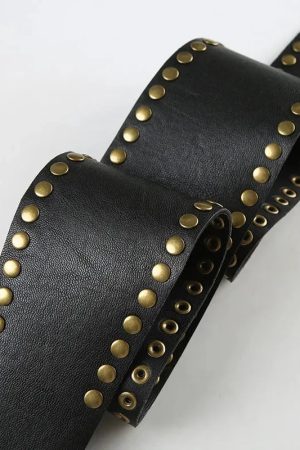 Studded Buckle Belt