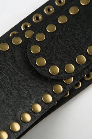 Studded Buckle Belt