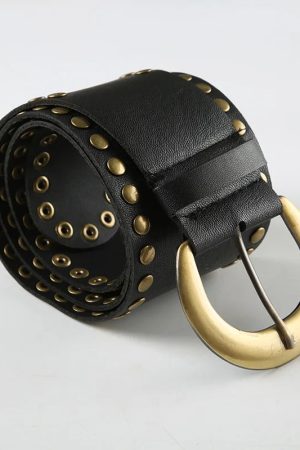 Studded Buckle Belt
