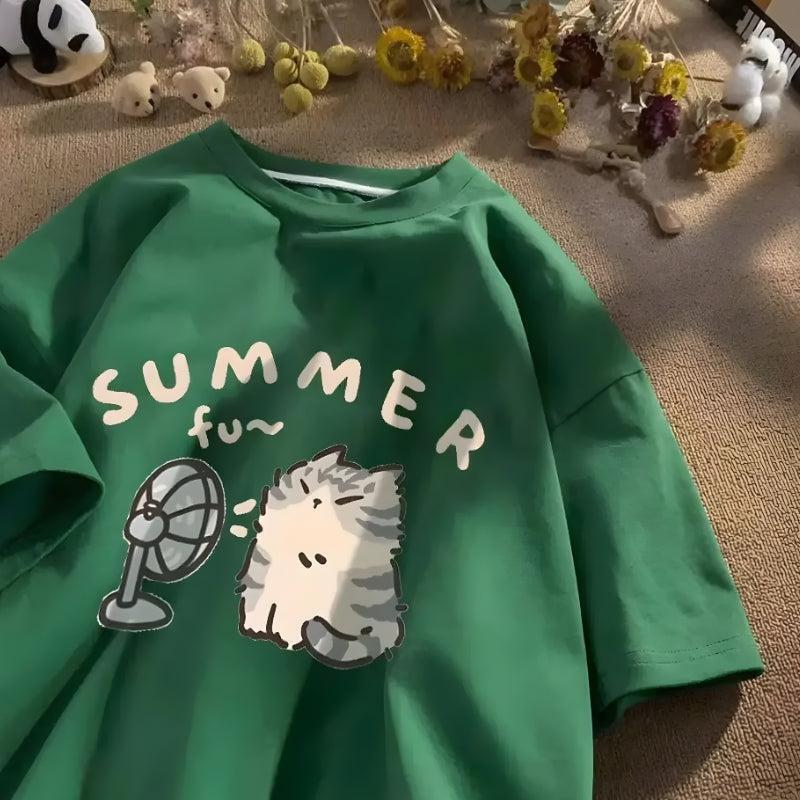 Summer Cat Tee Summer Cat Tee