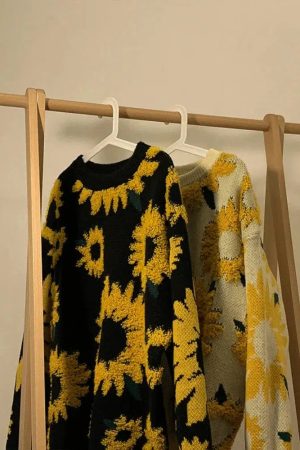 Sunflower Knitted Sweater
