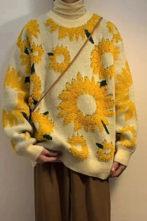 Sunflower Knitted Sweater