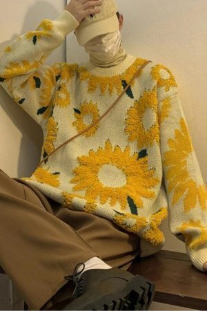 Sunflower Knitted Sweater