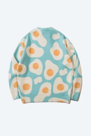 Sunny Side-Up Egg Sweater