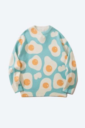 Sunny Side-Up Egg Sweater