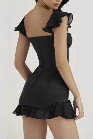 Sweetheart Neckline Corset Mini Dress