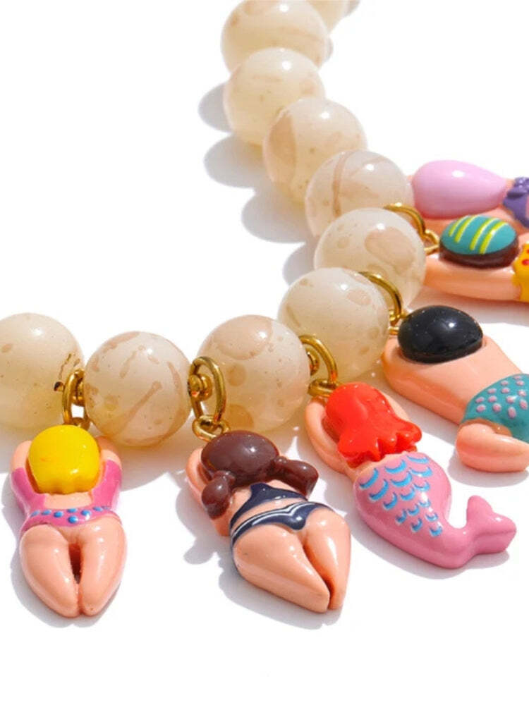 Swimsuit Figurines Necklace Swimsuit Figurines Necklace
