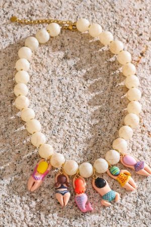 Swimsuit Figurines Necklace