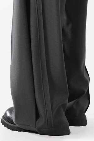 Tailored Pleated Wide Leg Pants