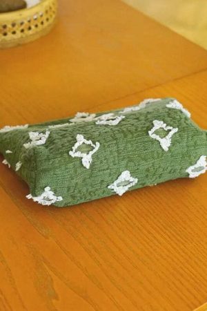 Tasseled Star Embroidered Makeup Bag