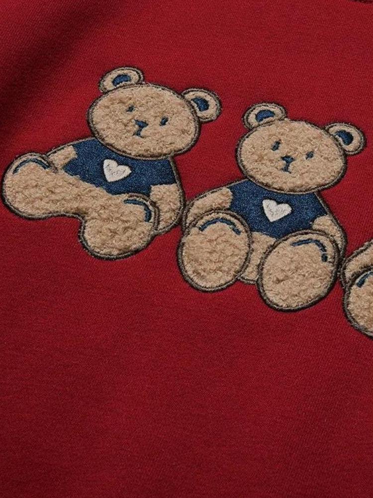 Teddy Bears Embroidered Sweatshirt Teddy Bears Embroidered Sweatshirt