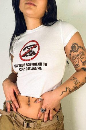 Tell Your Boyfriend Crop Top