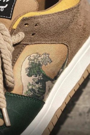 The Great Wave Off Kanagawa Sneakers