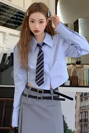 Tie Crop Shirt