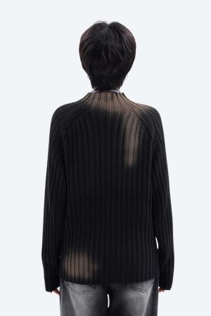 Tie Dye Ribbed Sweater