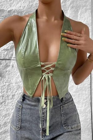 Tie Front Top
