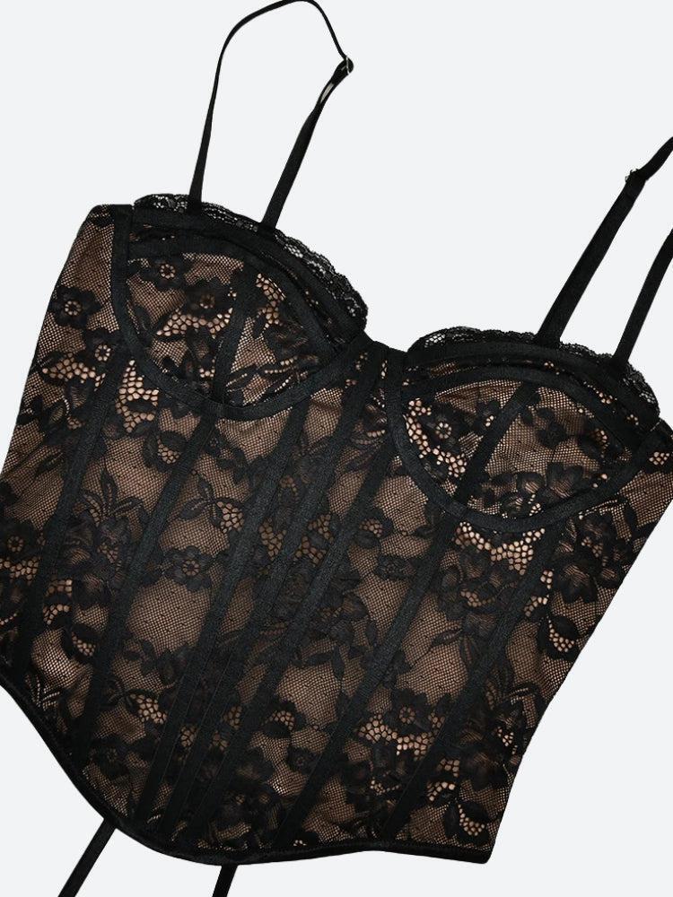 Two Piece Lace Corset Bolero Top Two Piece Lace Corset Bolero Top