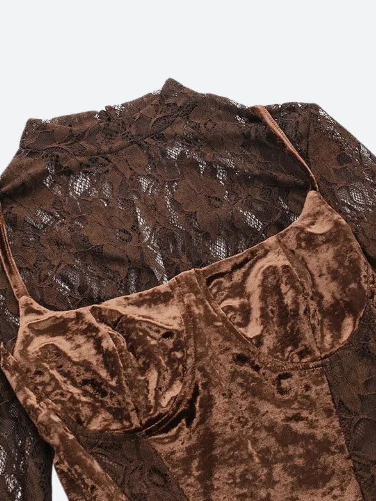 Velvet Mini Dress Velvet Mini Dress