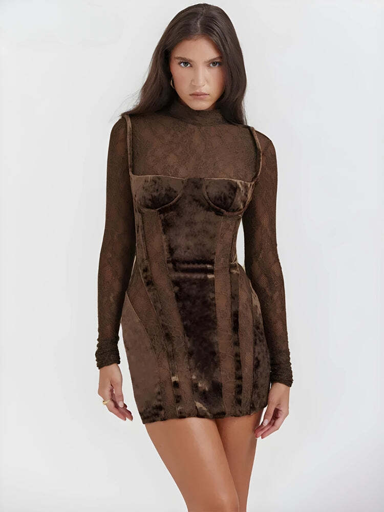 Velvet Mini Dress Velvet Mini Dress