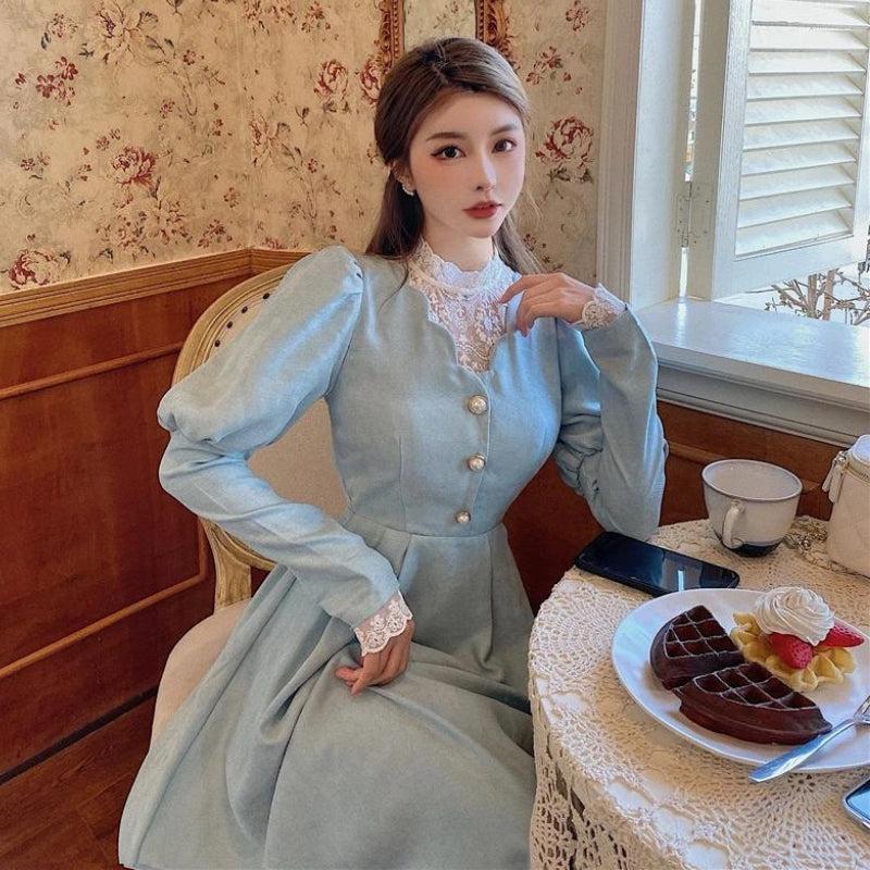 Vintage Balloon Sleeve Maxi Dress Vintage Balloon Sleeve Maxi Dress