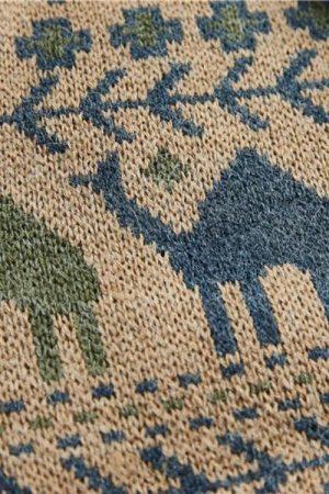 Vintage Camel Knitted Sweater