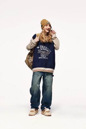 Vintage Enjoy Yourself Knitted Sweater Vest