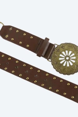 Vintage Ethnic Designed Buckle Belt