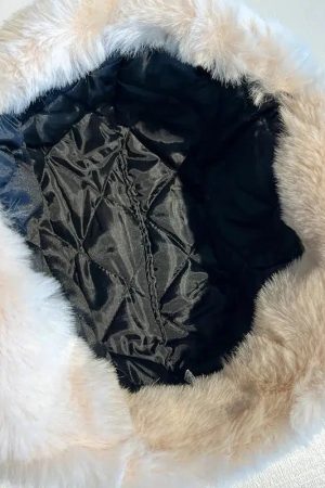 Vintage Faux Fur Aviator Hat