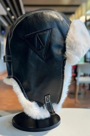 Vintage Faux Fur Aviator Hat