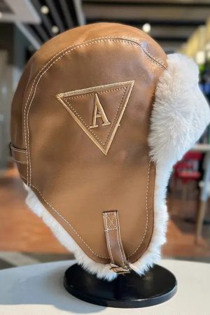 Vintage Faux Fur Aviator Hat