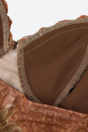 Vintage Floral Crop Top