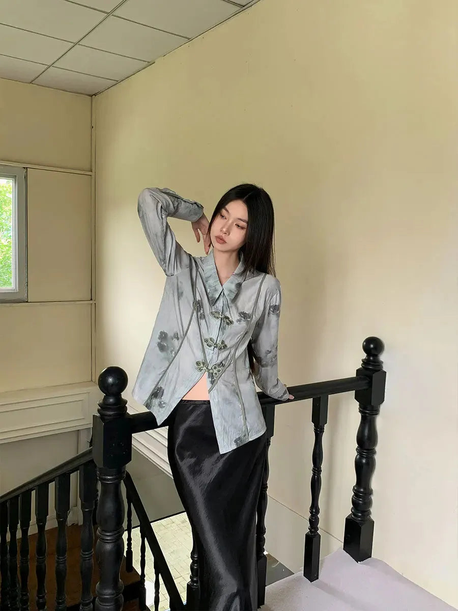 Vintage Floral Saddle Buckle Shirt Vintage Floral Saddle Buckle Shirt