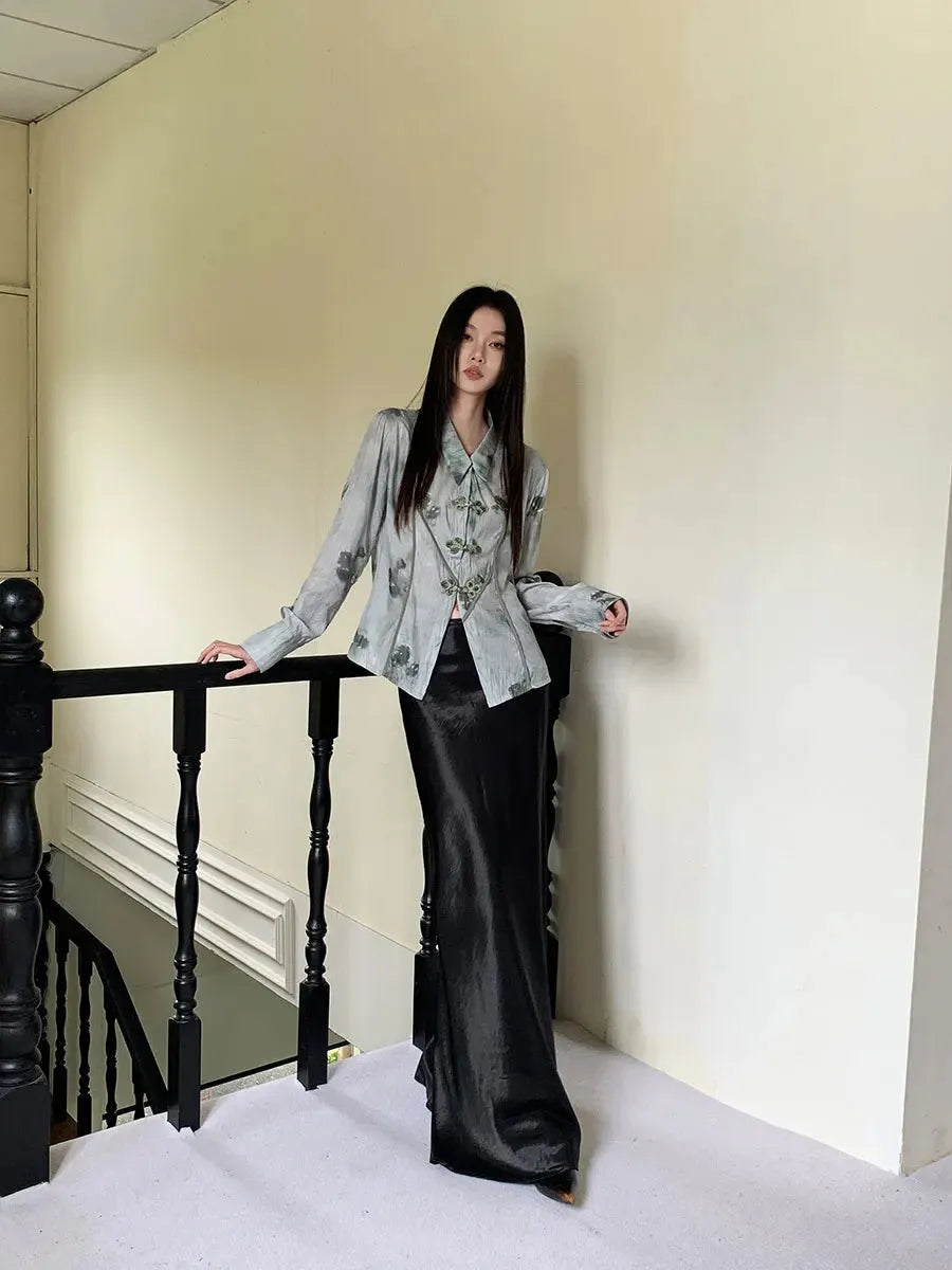 Vintage Floral Saddle Buckle Shirt Vintage Floral Saddle Buckle Shirt