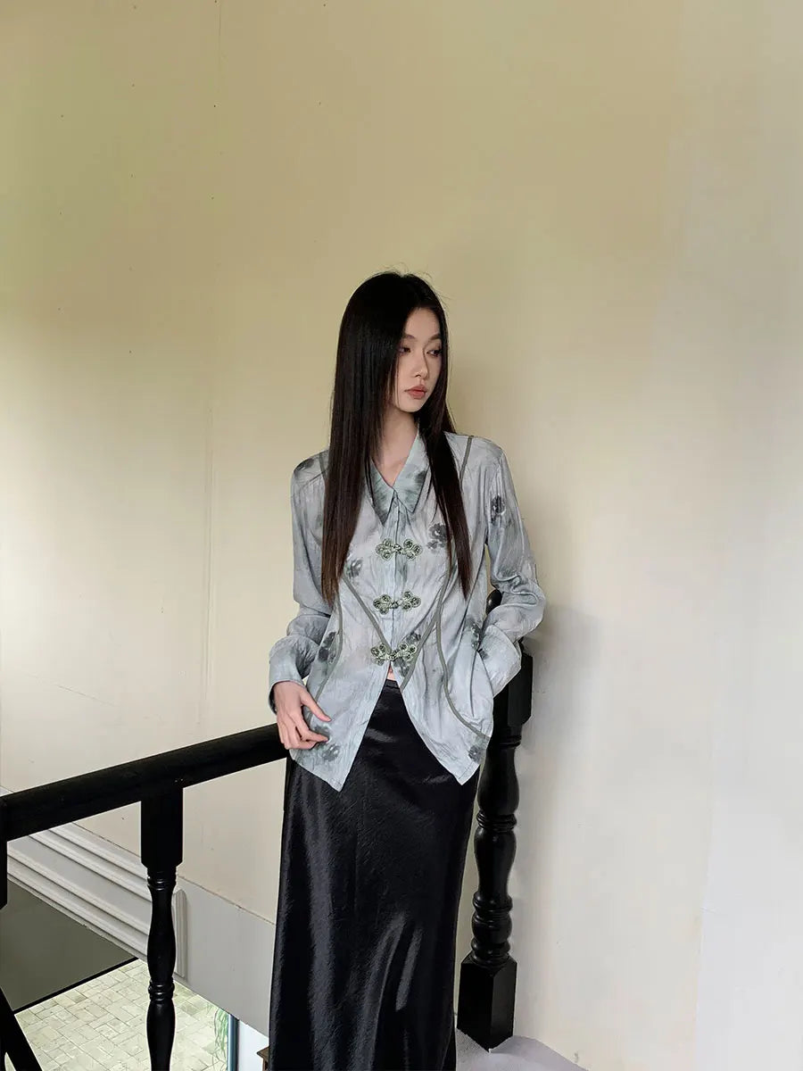 Vintage Floral Saddle Buckle Shirt Vintage Floral Saddle Buckle Shirt