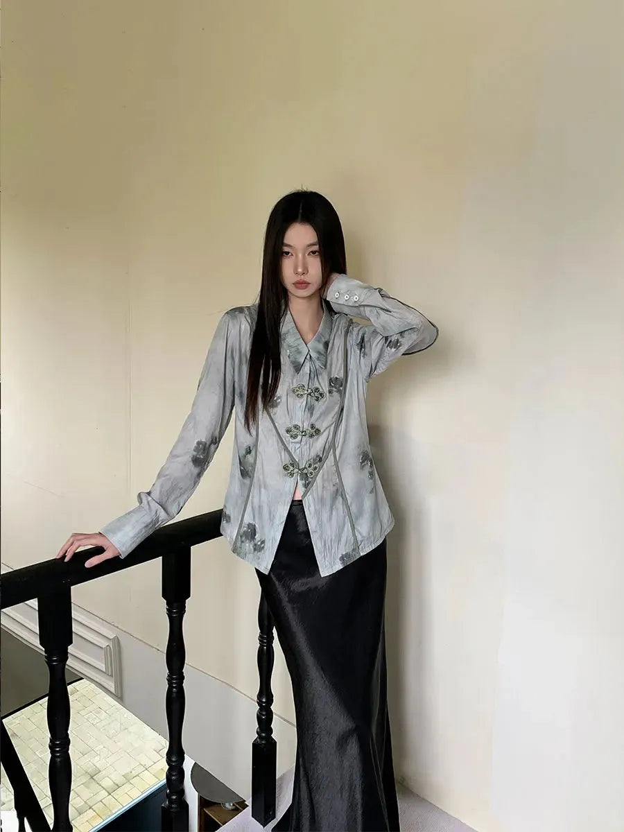 Vintage Floral Saddle Buckle Shirt Vintage Floral Saddle Buckle Shirt