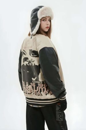 Vintage Grunge 1968 Varsity Jacket