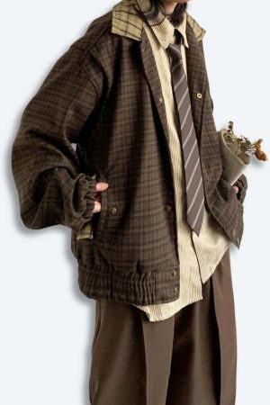 Vintage Plaid Jacket