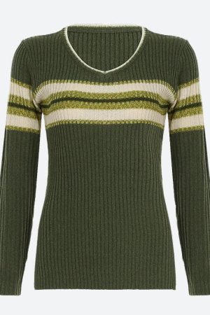 Vintage Striped Sweater