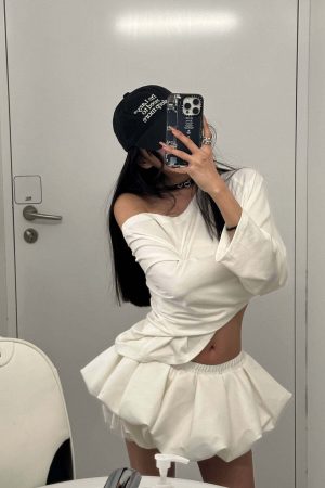 WARDEN EDGE A-Line Peplum Skirt Shorts