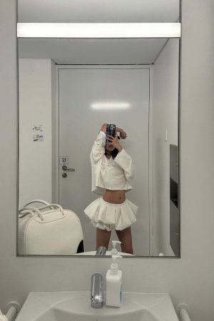 WARDEN EDGE A-Line Peplum Skirt Shorts