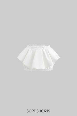 WARDEN EDGE A-Line Peplum Skirt Shorts