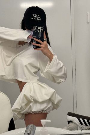 WARDEN EDGE A-Line Peplum Skirt Shorts