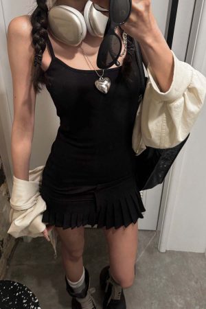 WARDEN EDGE Asym Pleated Rib Knit Mini Dress