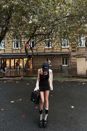 WARDEN EDGE Asym Pleated Rib Knit Mini Dress