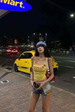 WARDEN EDGE Asymmetric Denim Shorts with Patch Print Detail