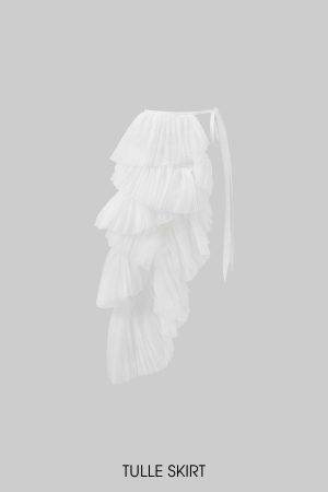 WARDEN EDGE Asymmetric Layered Skirt Set