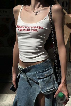 WARDEN EDGE Asymmetric Pocket Flare Denim Skirt with Deconstructed Belt Detail