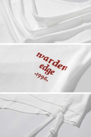 WARDEN EDGE Asymmetric Strap Tank Top