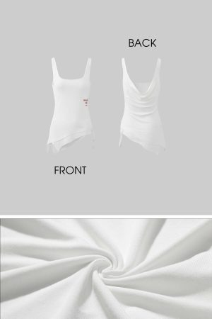 WARDEN EDGE Asymmetric Strap Tank Top