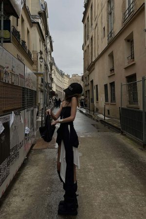 WARDEN EDGE Asymmetric Tube Dress